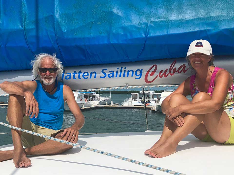 Kirk & Heidi Sailing Cuba