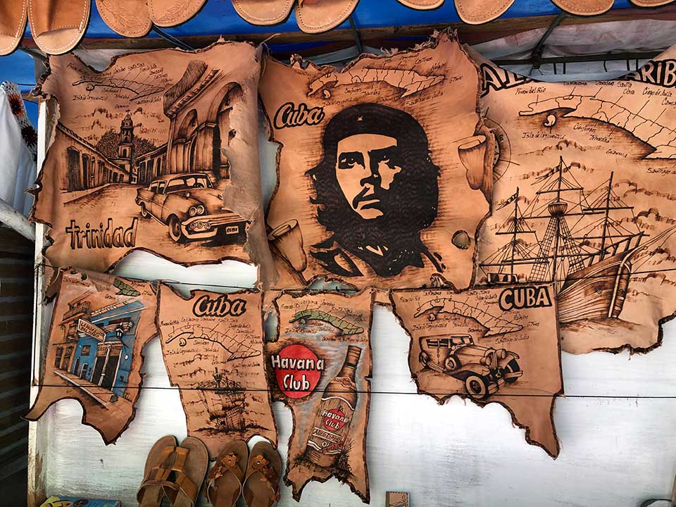 Che Guevara tourist trinkets, Trinidad, Cuba 
