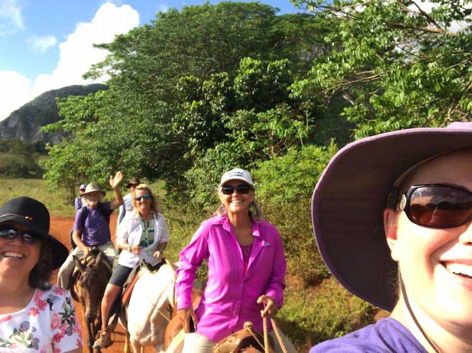Horseback ride in Valle de Viñales, Cuba