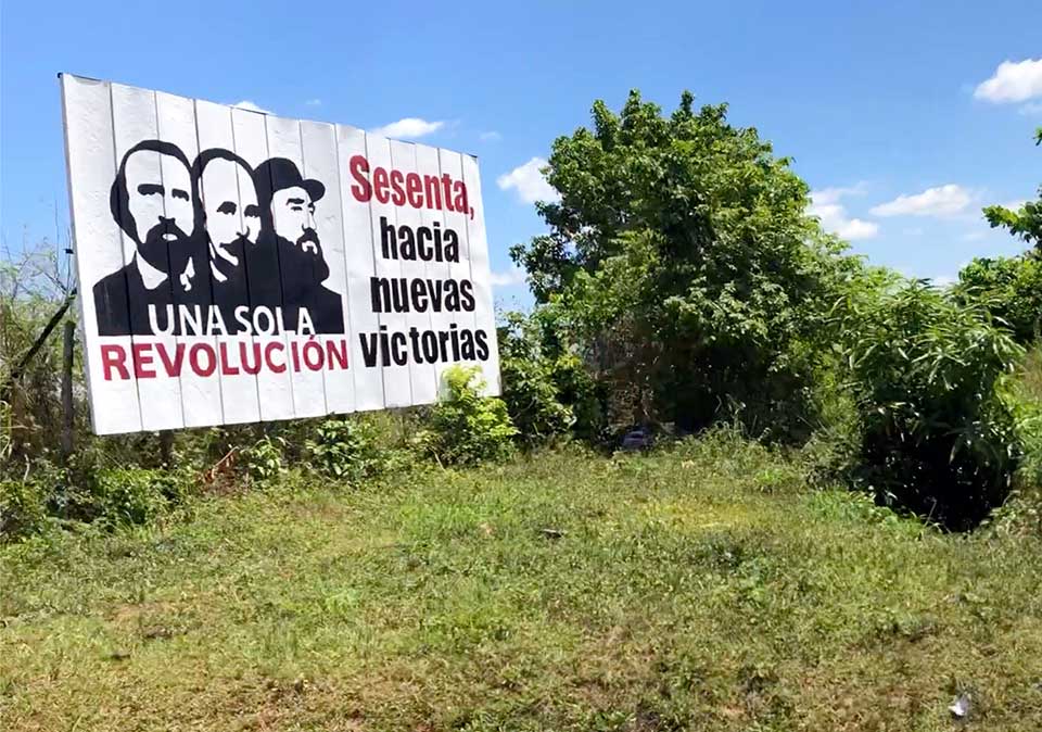 Cuban Revolution sign