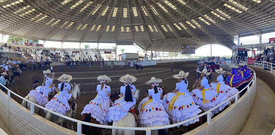 Charras at the 12th Annual International Charros Competition, Las Palmas, Jalisco, Mexico 